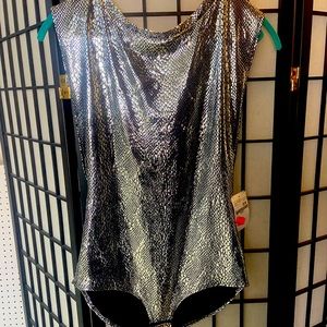 Metallic bodysuit